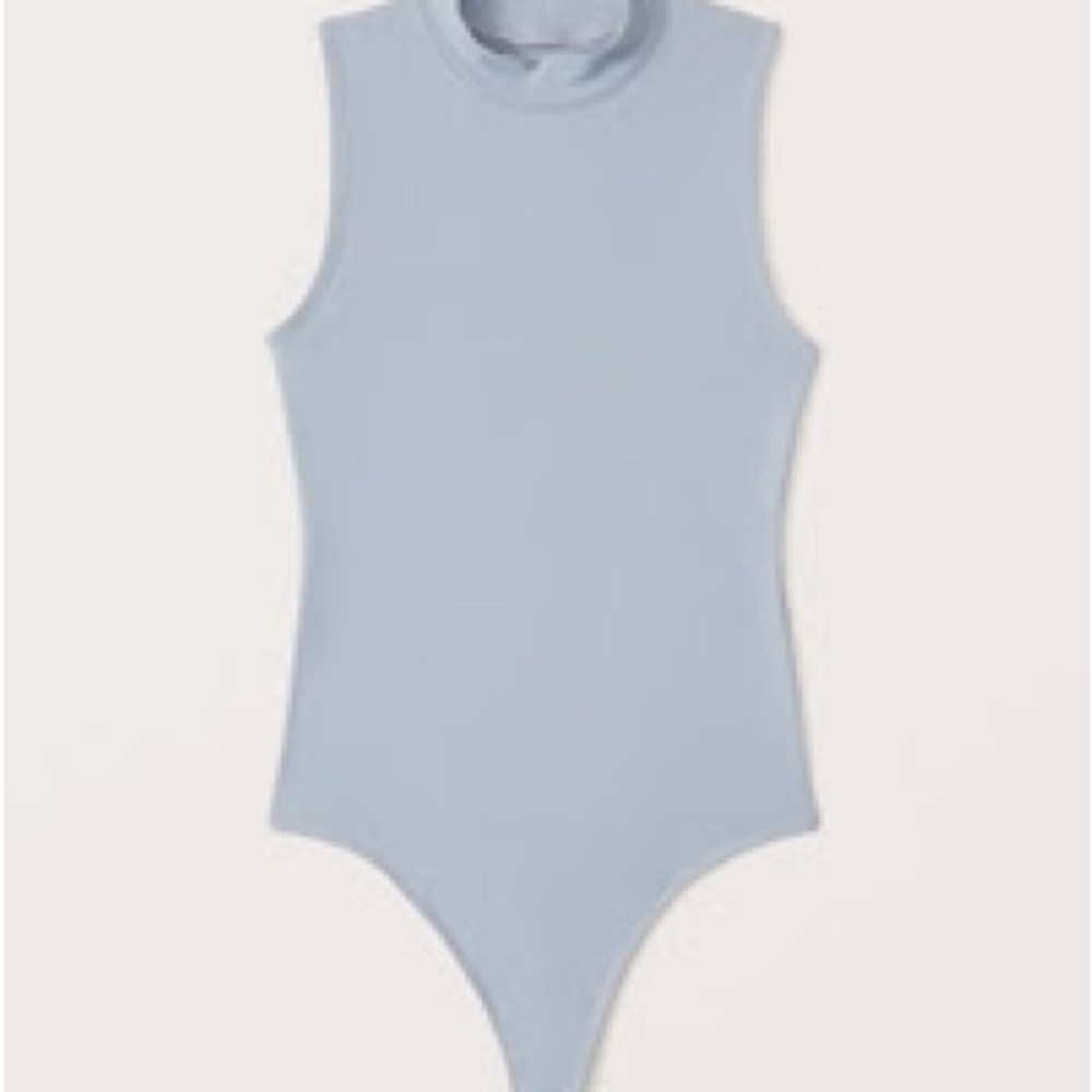 Light blue Sleeveless Bodysuit